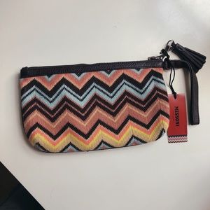Missoni for Target knot clutch OS